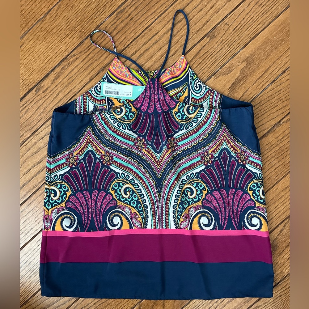 Renee C Racerback blouse - Picture 2 of 4